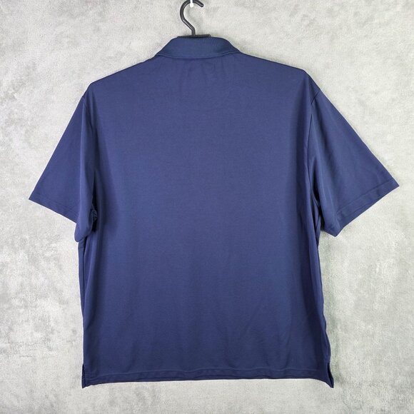 Mens Ben Hogan Blue Performance Polo Shirt Short Sleeve 100% Polyester Size 3XL - Picture 4 of 7